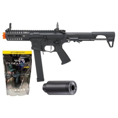 G&amp;G CM16 ARP9 CQB PDW Airsoft AEG Carbine - Tracer &amp; BB Bundle