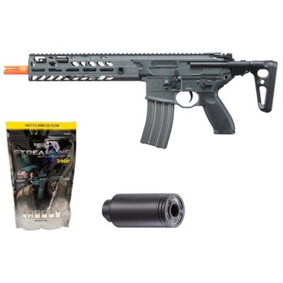Sig Sauer PROFORCE MCX Virtus Airsoft AEG Rifle - Dark Gray - Tracer &amp; BB Bundle