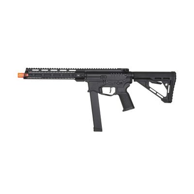 Zion Arms R&amp;D Precision Licensed PW9 Mod 1 Long Rail Airsoft Rifle with Delta Stock