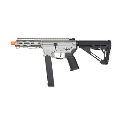 Zion Arms R&amp;D Precision Licensed PW9 Mod 1 Airsoft Rifle with Delta Stock - Grey