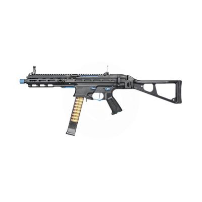 G&amp;G Striker PCC45 SMG AEG Airsoft Rifle - Black &amp; Blue
