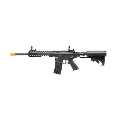 Lancer Tactical Full Metal Legion HPA KeyMod M4 Carbine Airsoft Rifle with Stock Mounted Tank