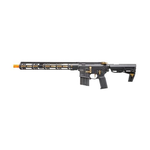 Tokyo Marui MTR16 G-Edition Airsoft Gas Blowback Airsoft Rifle - Black &amp; Gold