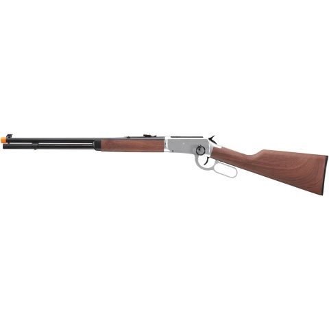 Double Bell M1894 CO2 Powered Lever Action Airsoft Rifle - Silver