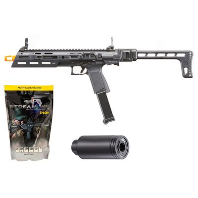 G&amp;G SMC-9 GBB Pistol Carbine - Tracer/BB Bundle