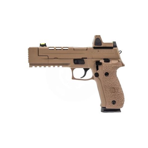 Vorsk Airsoft VP26X Gas Blowback Pistol + Micro Red Dot - Tan