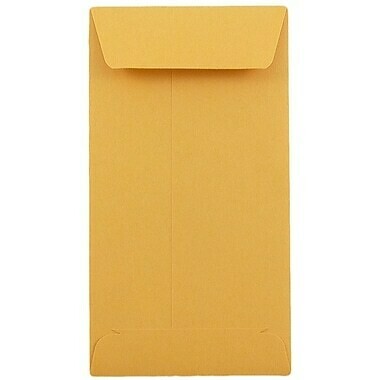 Dronka Envelope #1 Coin Envelopes, Brown Kraft, 2 1/4 x 3 1/2,  24lb. 500/Box