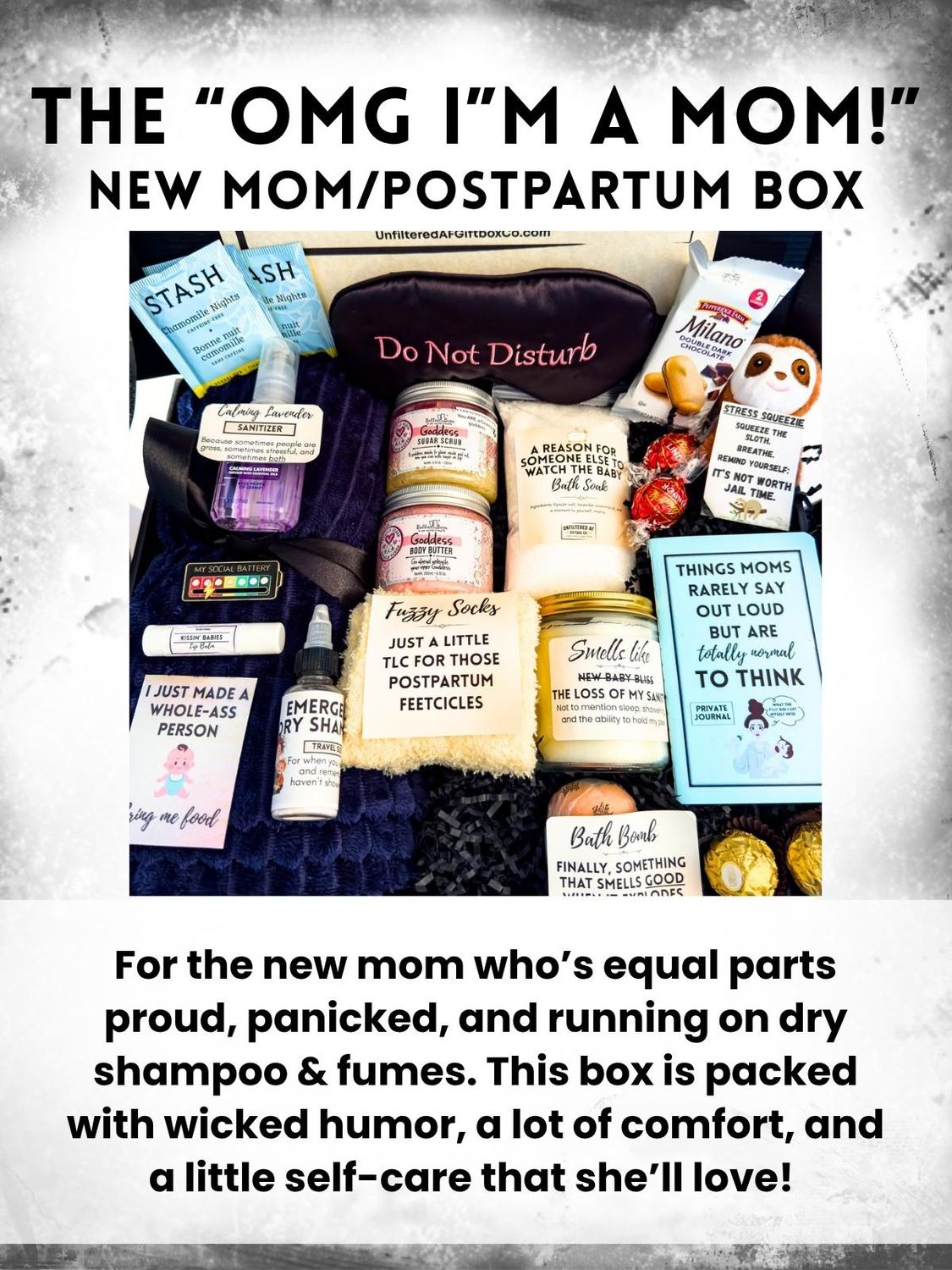 The &quot;OMG I&#39;m a MOM&quot; New Mom/Postpartum Box