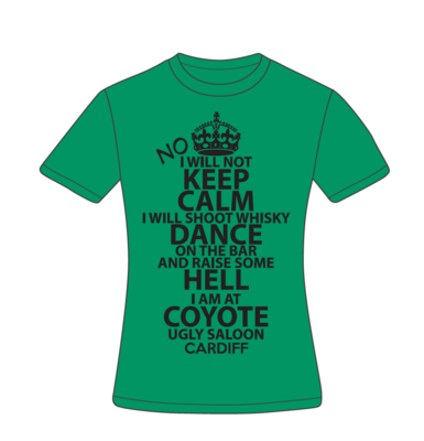 Keep Calm Coyote T Shirt