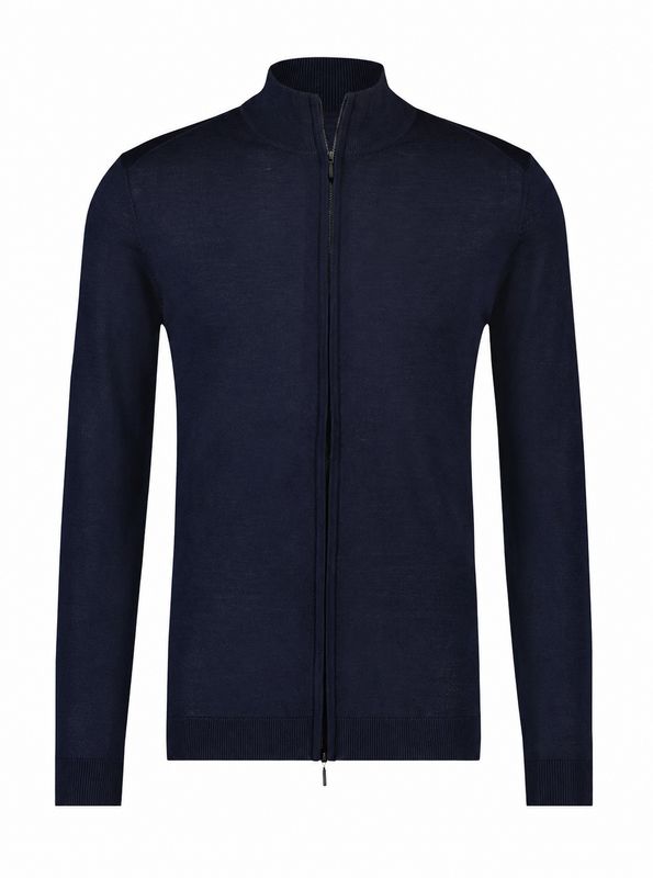 Iconic classic  zip jacket navy