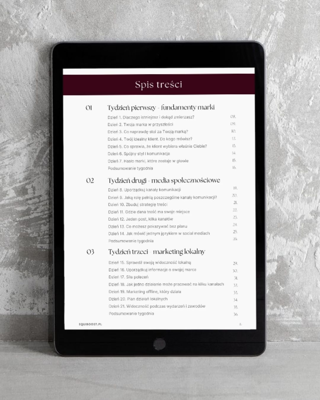 Strategia marketingu jeździeckiego w 30 dni - workbook