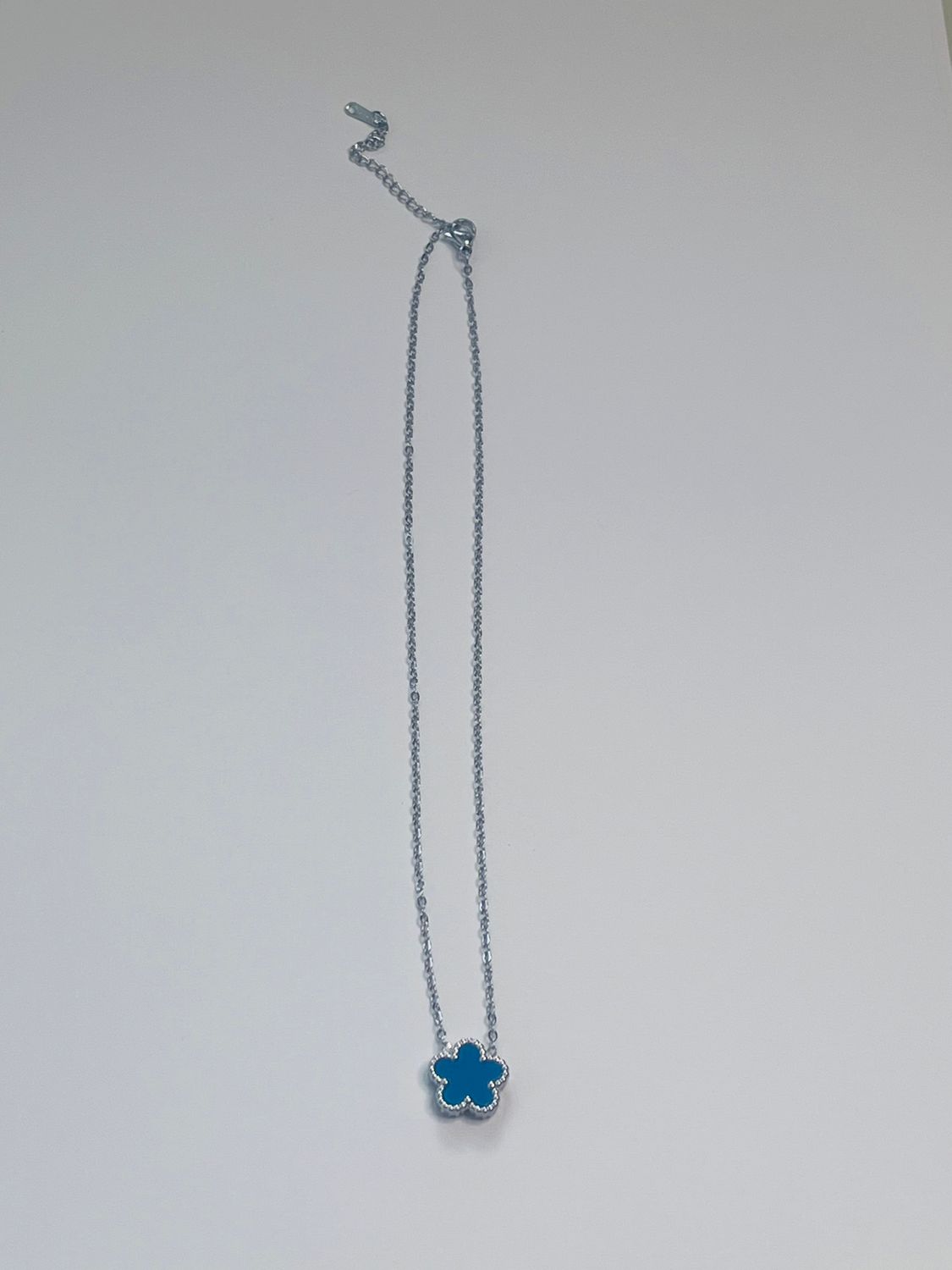 The Blue Clover Stainless Steel Necklace