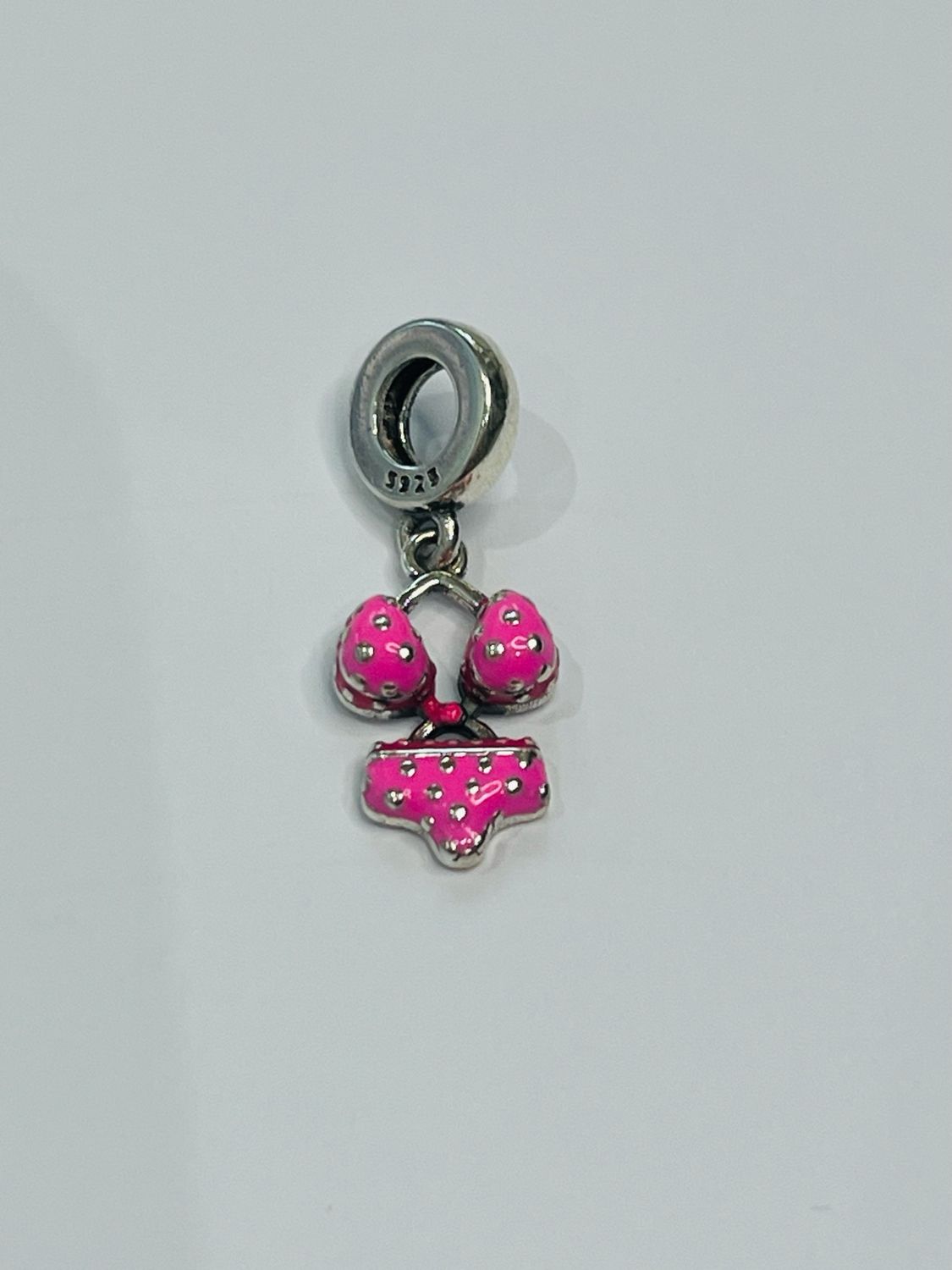 Sterling Silver Polkadot Bikini Charm