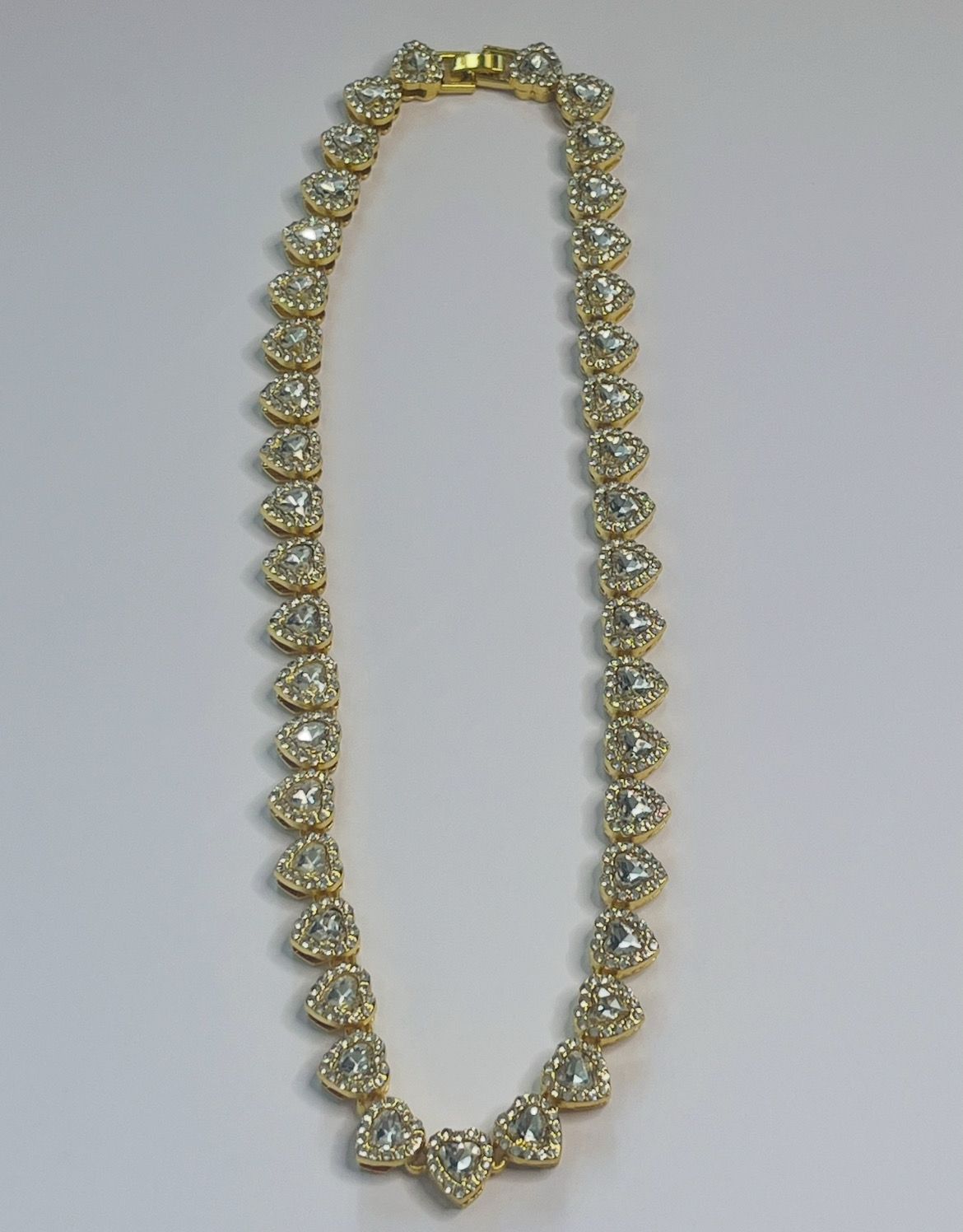 Stainless Steel Jewel Heart Necklace