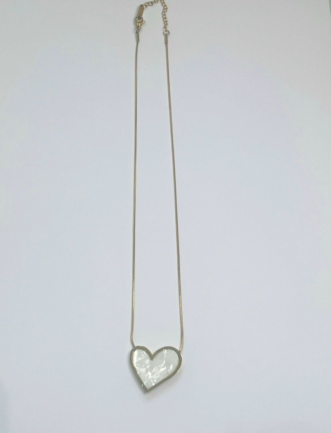 Mother-of-Pearl Heart Necklace