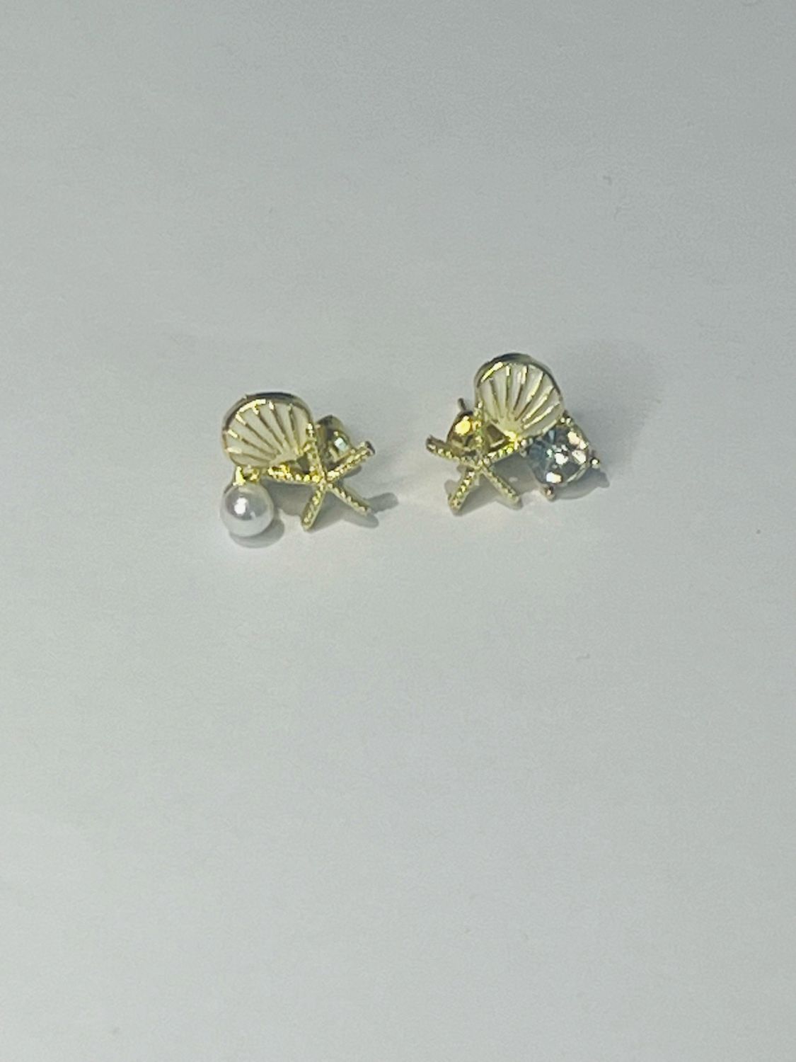 Sterling Silver Starfish Ocean Earrings