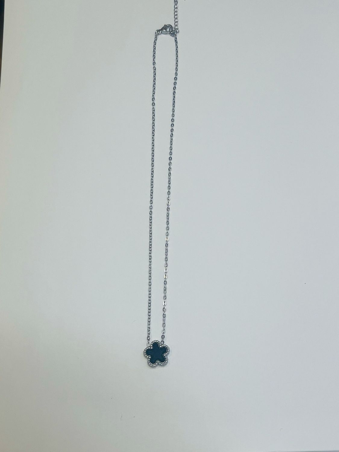 Black clover necklace