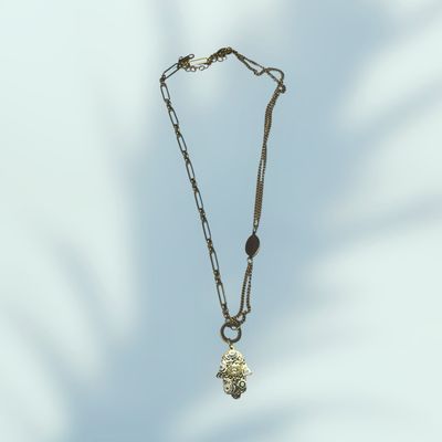 Evil Eye Hand Pendant