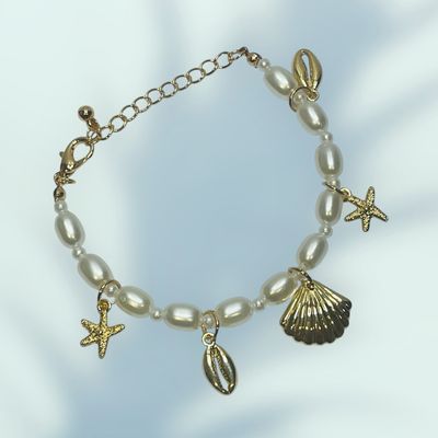 White Pearl Ocean Bracelet