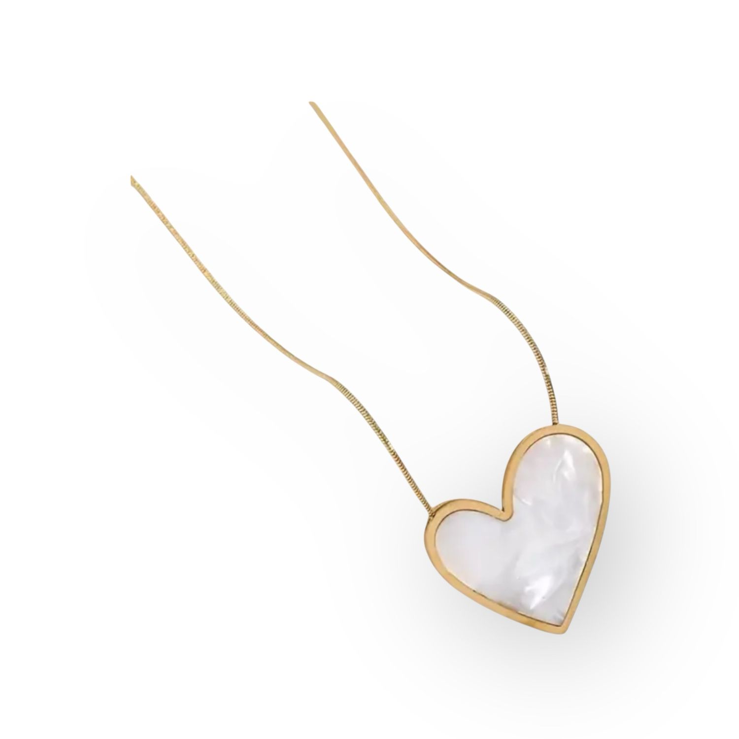 Mother-of-Pearl Heart Necklace