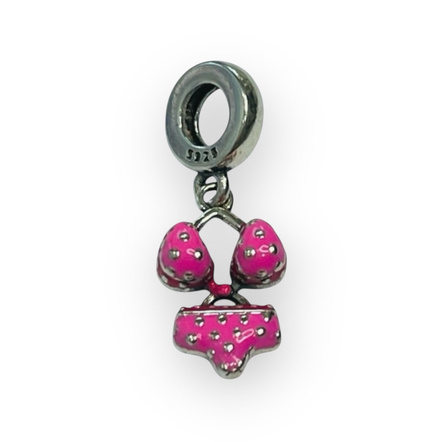 Sterling Silver Polkadot Bikini Charm