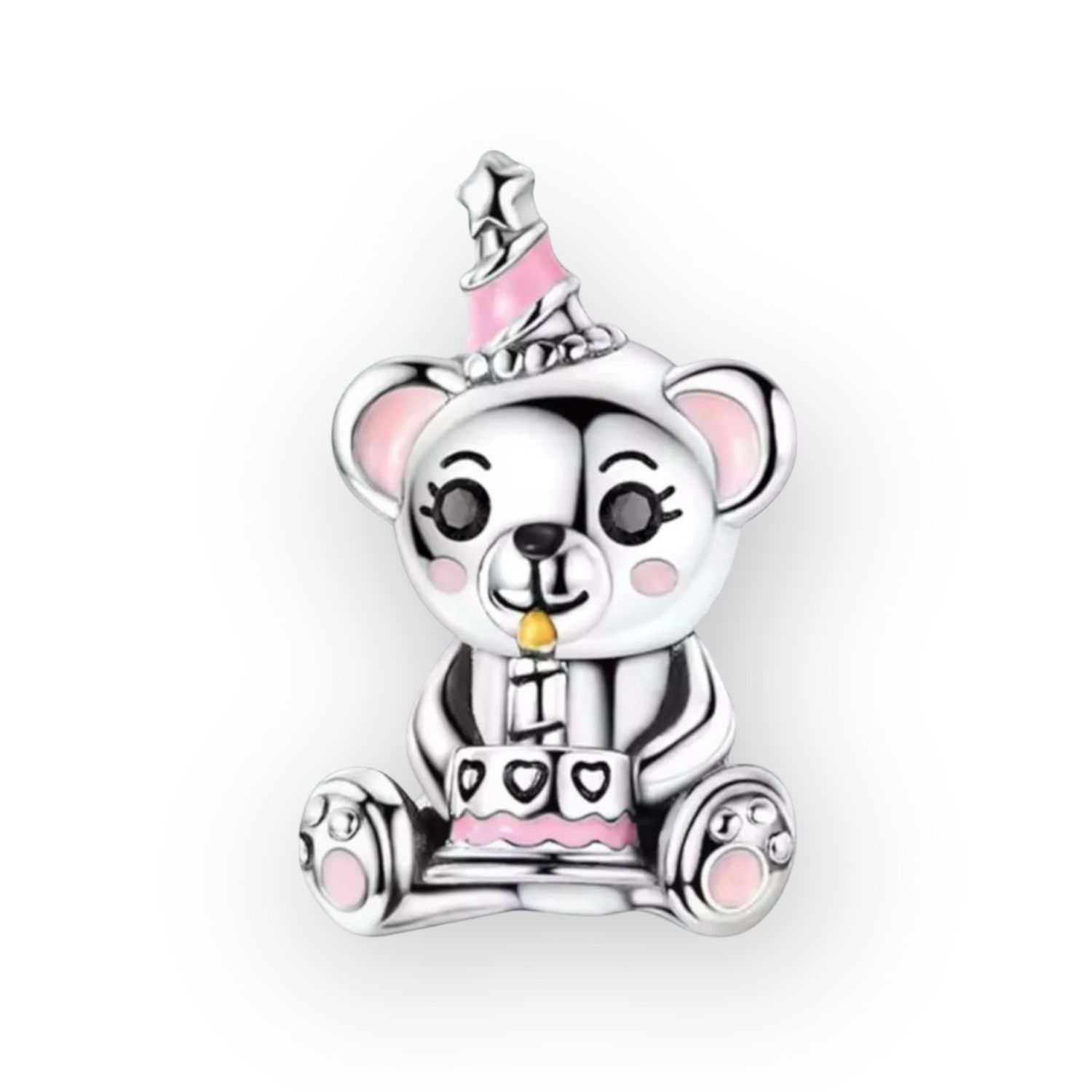 Teddy Bear Birthday Charm