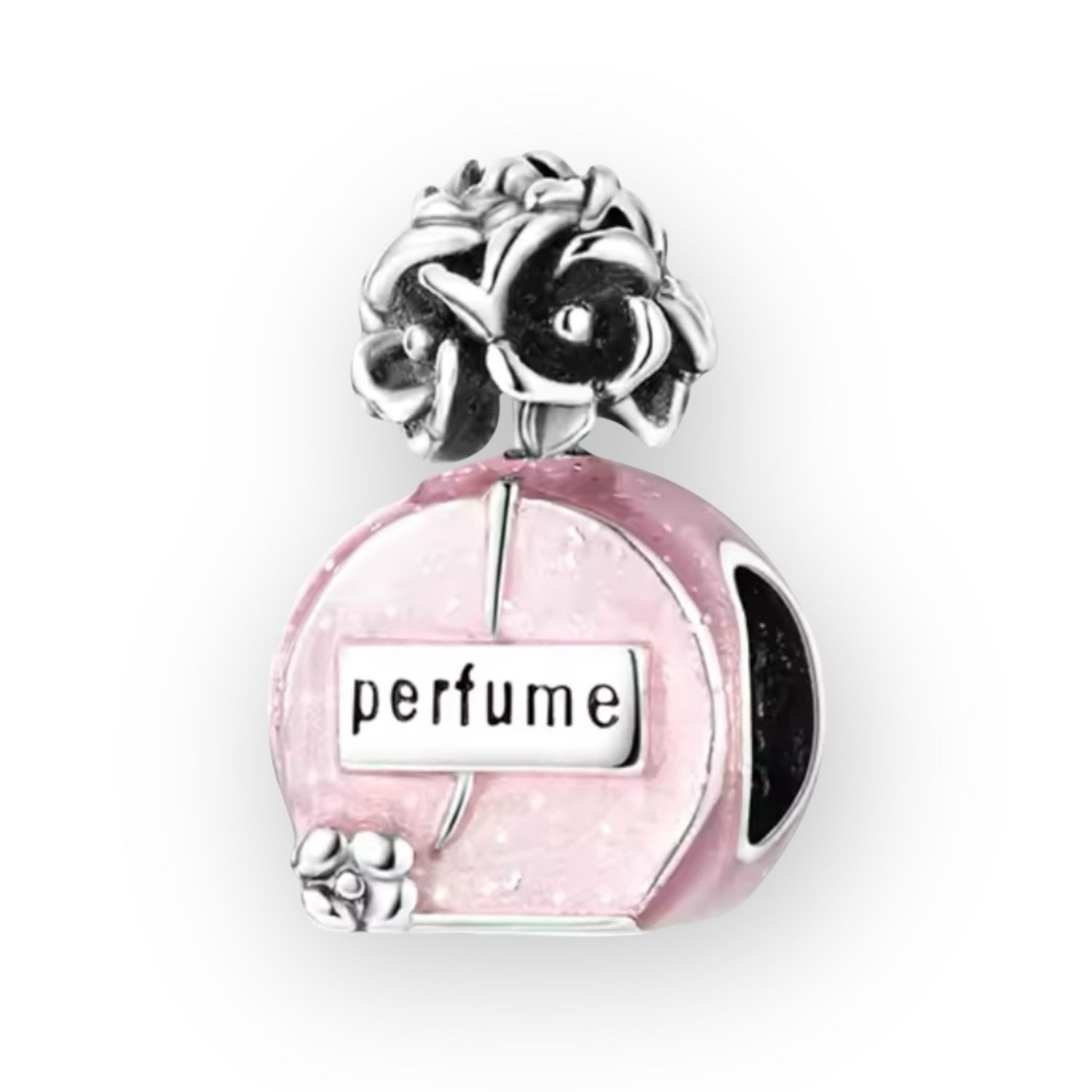 The Pink and Silver Perfume Charm