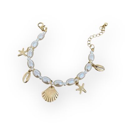 White Pearl Ocean Bracelet