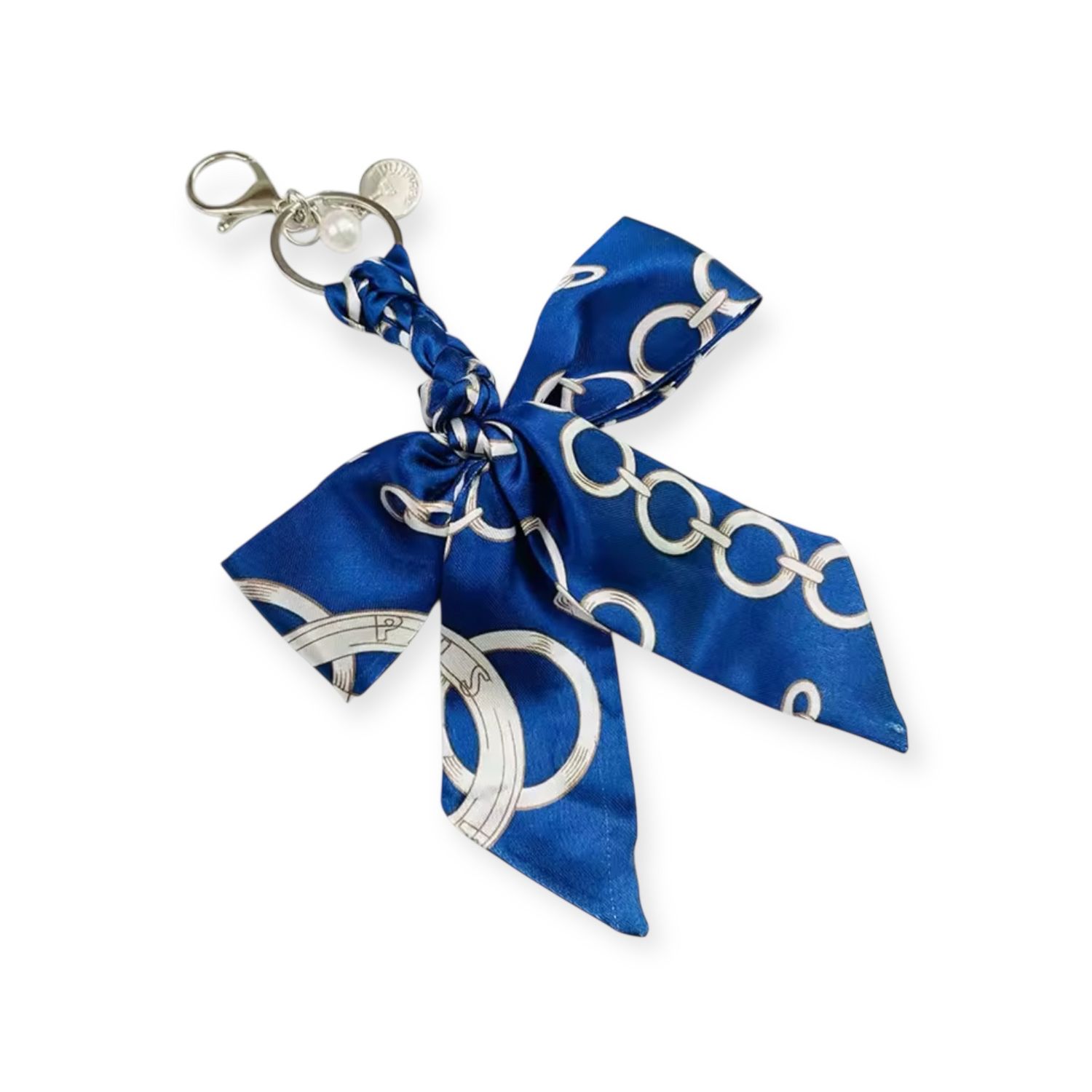 Silk Ribbon Bow Bag Charm