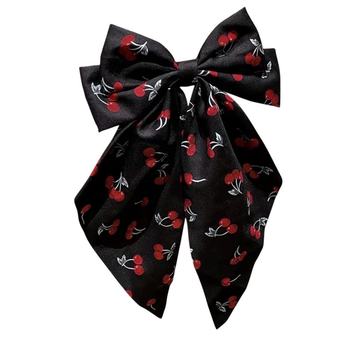 Black Cherry Hair Bow
