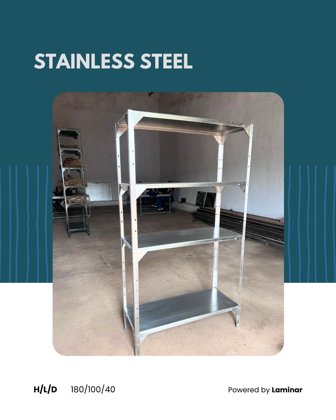 STAINLESS STEEL SHELF