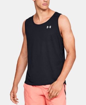 M UA Streaker Singlet (Black)