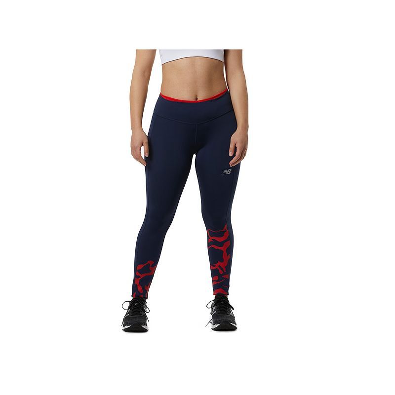 Women&#39;s NB Printed Accelerate Tight (Red)