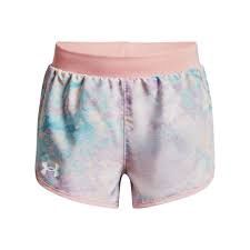 Girls Ua Fly By Printed Short