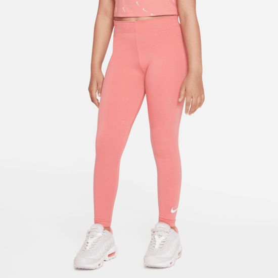 Girls Nike Favorite Swoosh Legging (Pink)