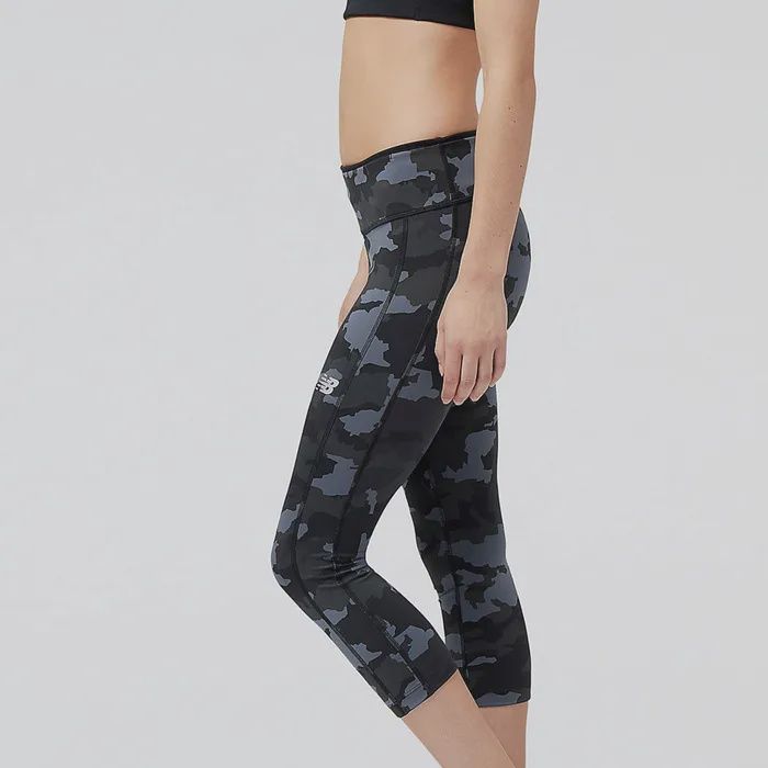 Women's NB Printed Accelerate Camo Capri