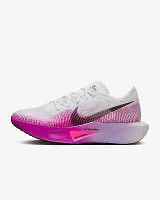 Women's Zoomx Vaporfly Next 3 Fk White/Black-Vvd Prpl-Prpl Agt