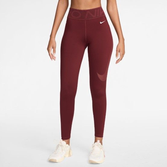 Nike Pro Women Sculpt Dri-FIT High-Waisted Full-Length Tights Dark Team Red/(White)