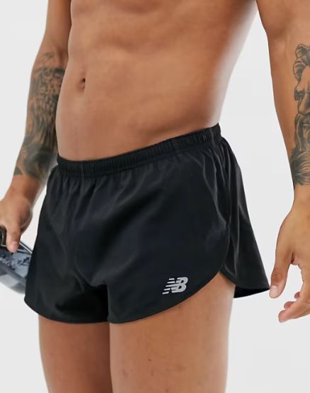 Men&#39;s NB Accelerate 3 Inch Split Short (Blk)