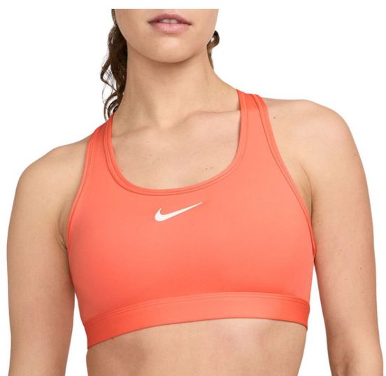 Nike Women&#39;s Swosh Medium Sport Bra (Light Wild Mango)