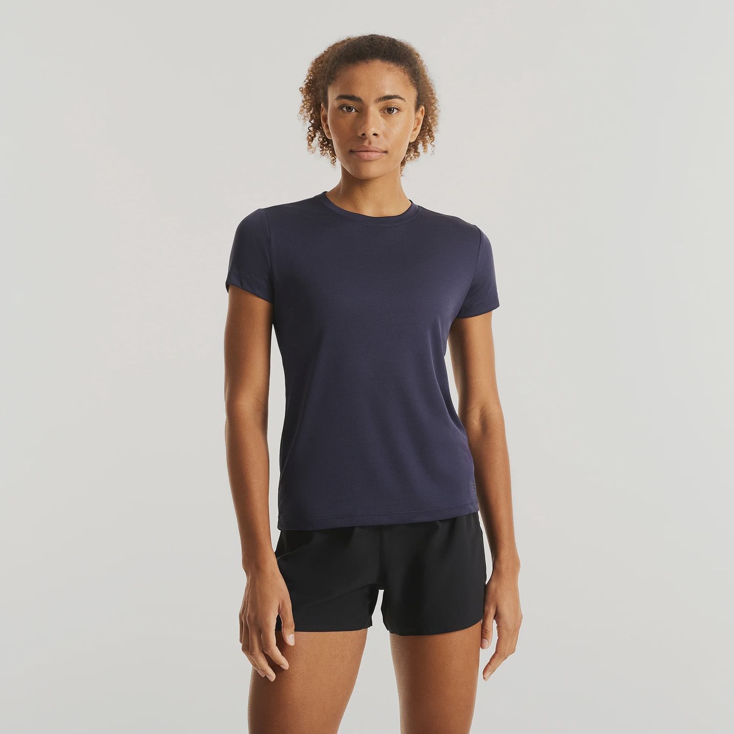 Women's Sustain S/S Top NVY-MAT