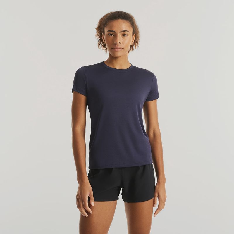 Women's Sustain S/S Top NVY-MAT