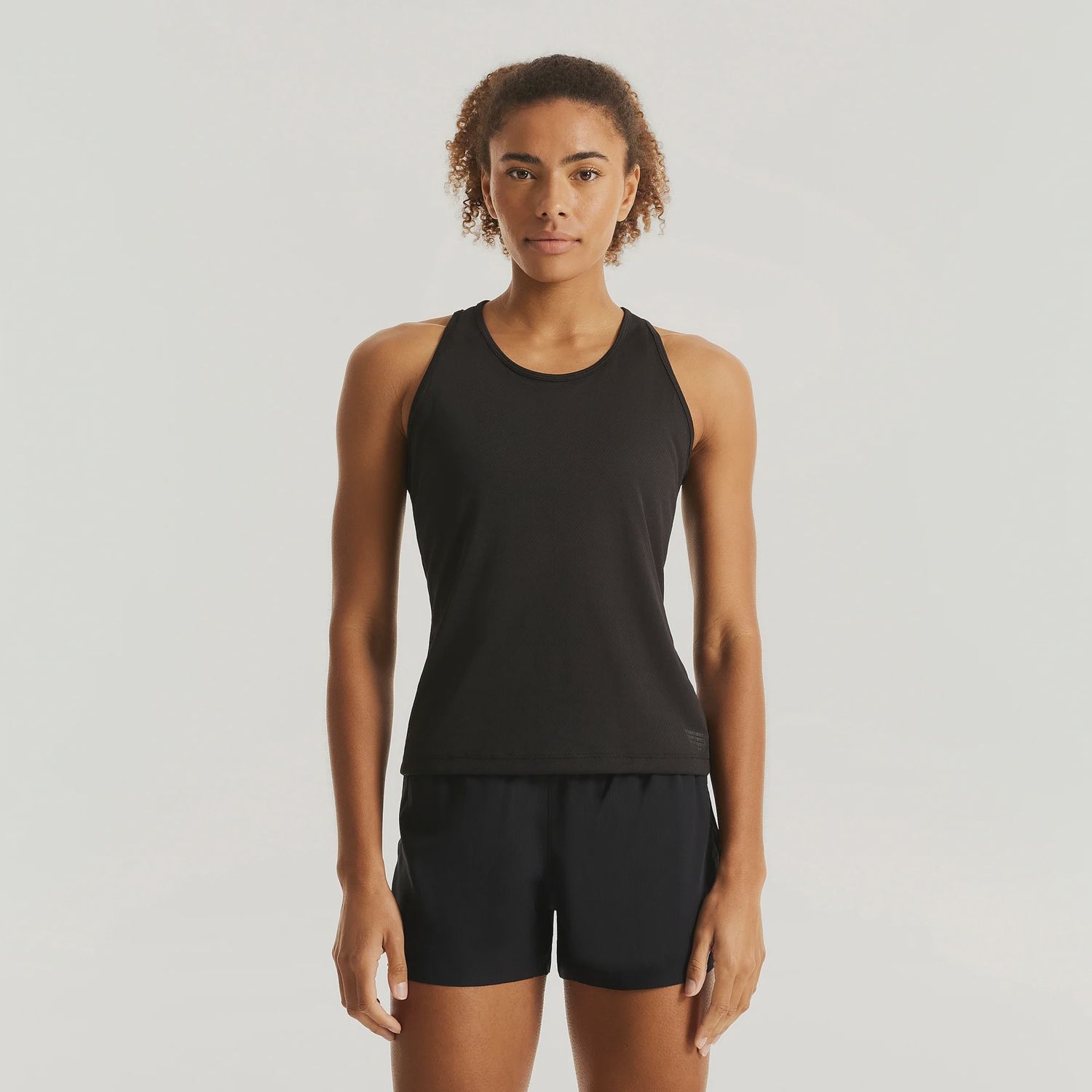 Women's Sustain Singlet BLK-MAT