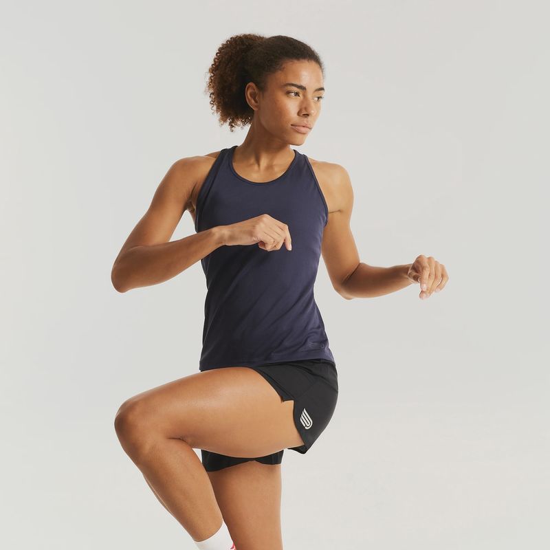 Women's Sustain Singlet NVY-MAT