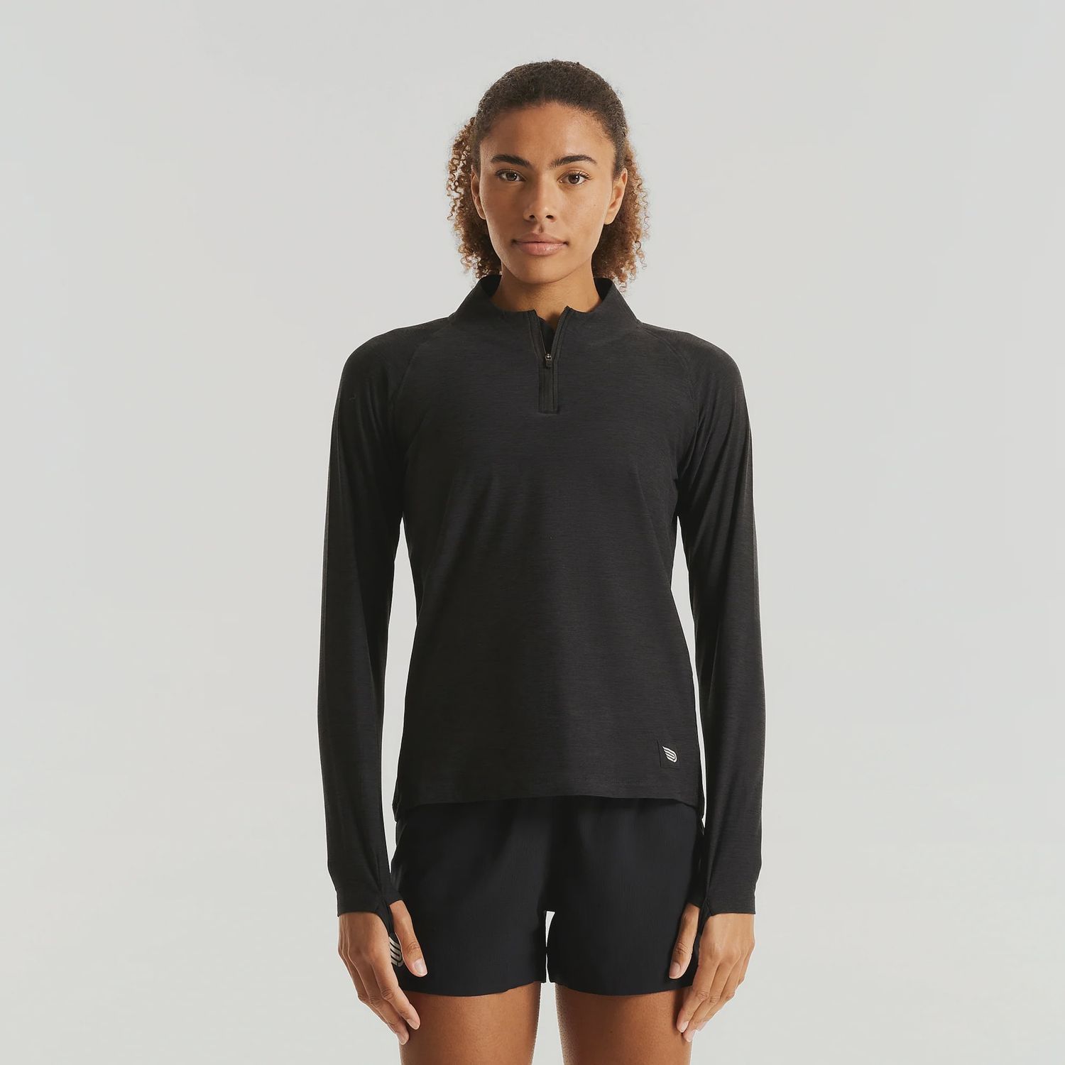 Women's Recon 1/4 Zip NF BLK-BLK