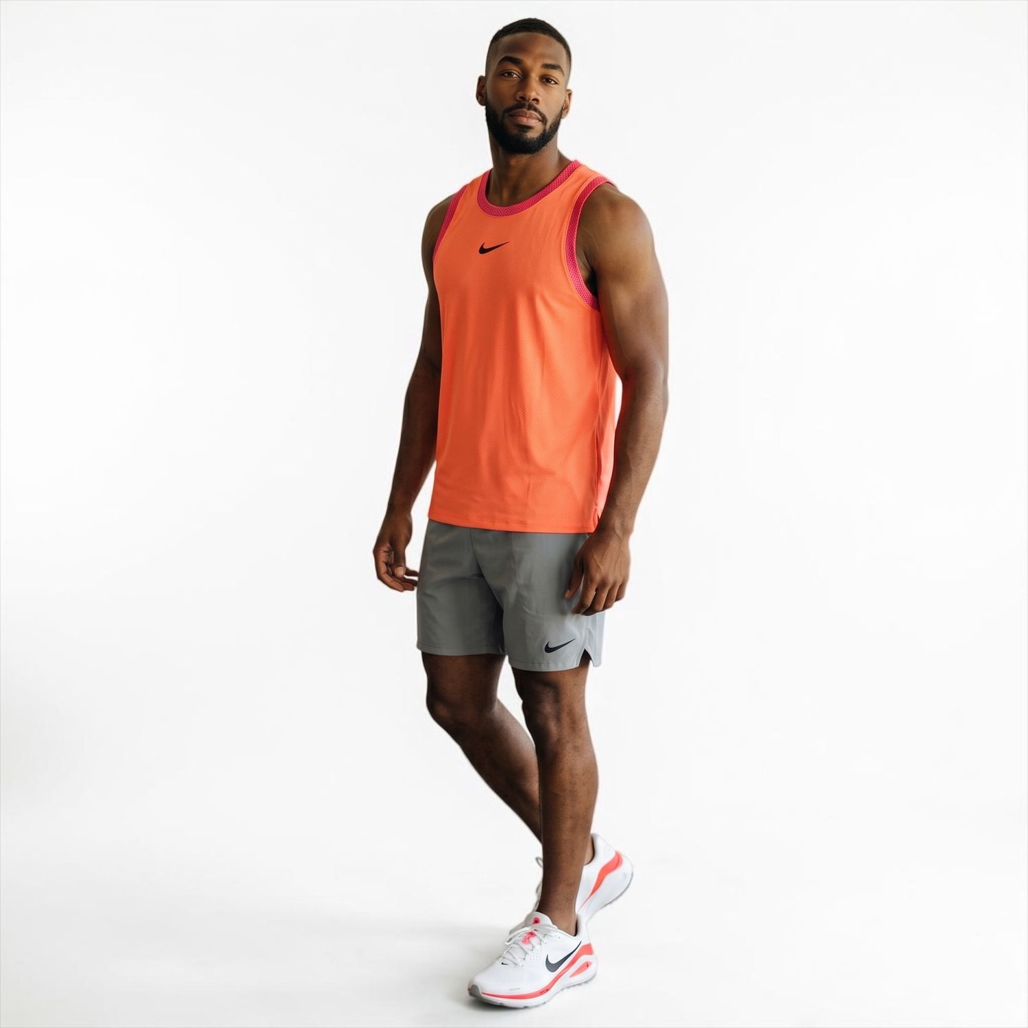 Nike Court Dri-FIT Slam Tank Light Wild Mango/Aster Pink/(Black)