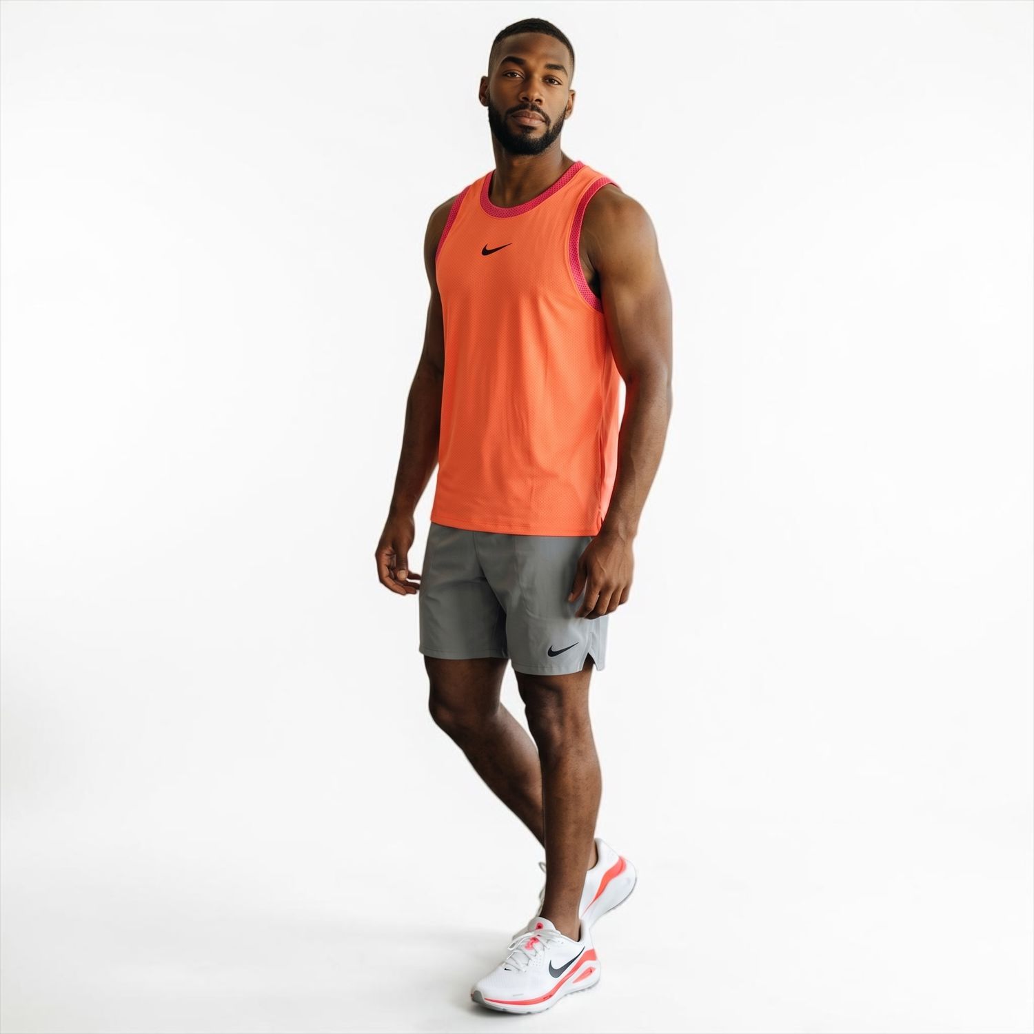 Nike Court Dri-FIT Slam Tank Light Wild Mango/Aster Pink/(Black)