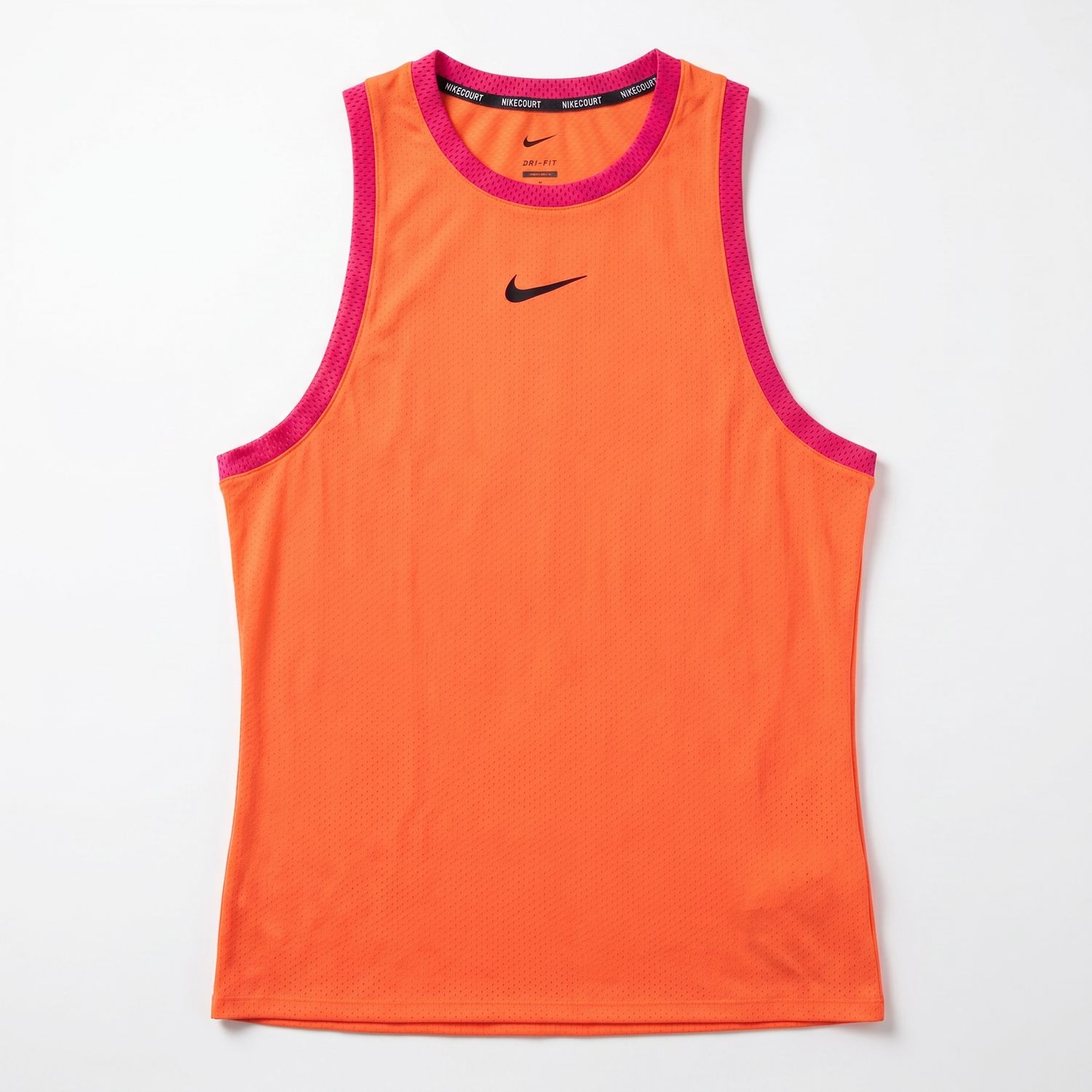 Nike Court Dri-FIT Slam Tank Light Wild Mango/Aster Pink/(Black), Size: L