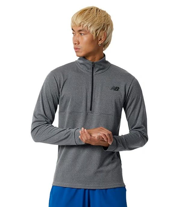 New Balance Men's Tenacity Hooded 1/4 Zip (LTALUMNM)