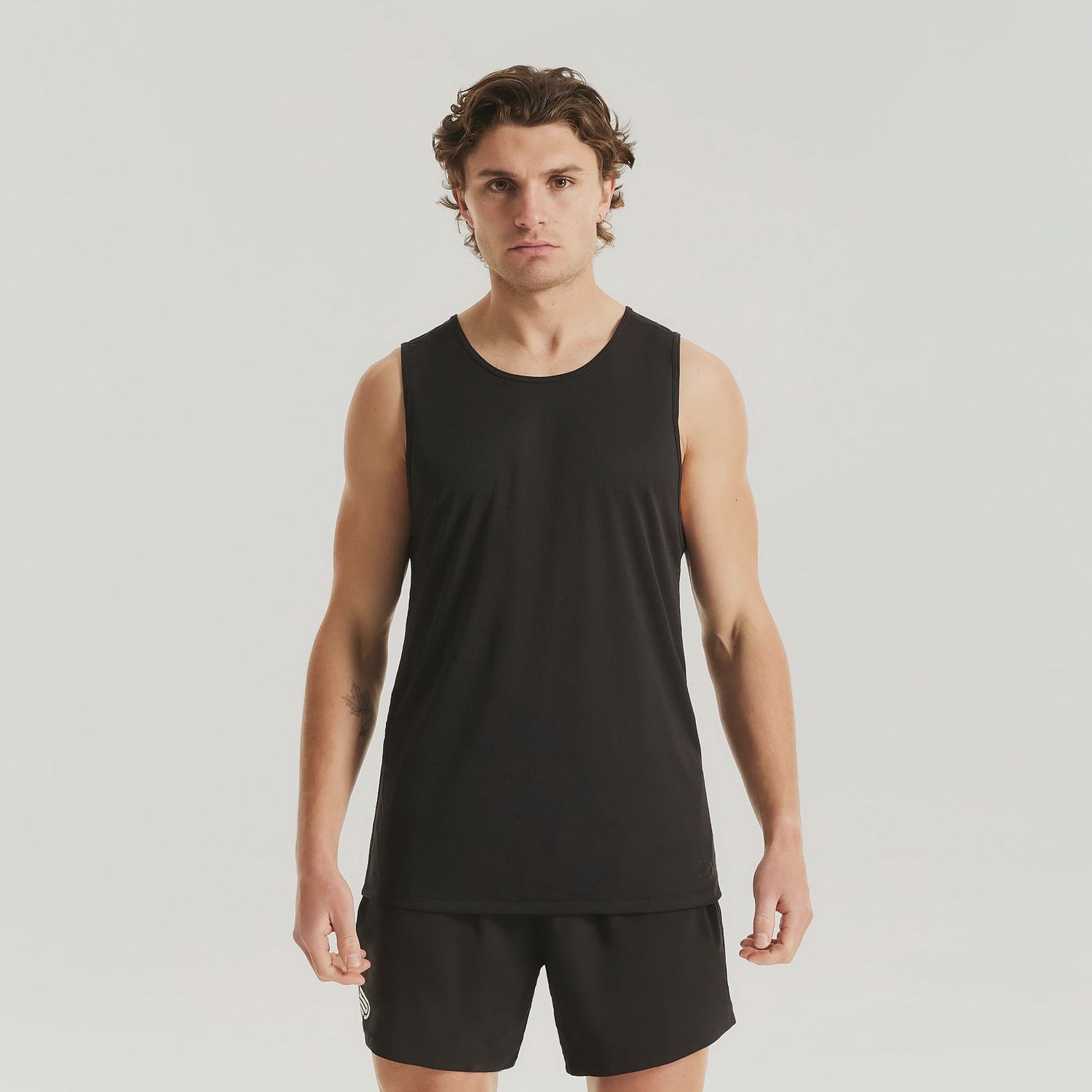 Men's Sustain Singlet BLK-MAT